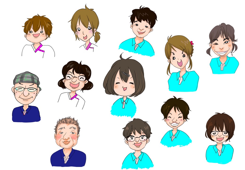 デイ似顔絵全員